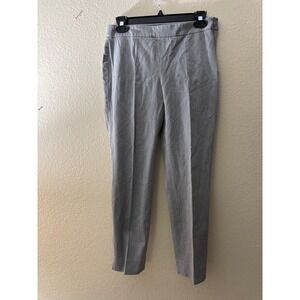 Talbots Chatham Pants Women's Size 4P Gray Striped Stretch Cotton Blend
A856‎
